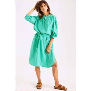 Shop Sacrecoeur Giulia Mint Dress In Green