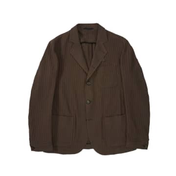 Shop Oliver Spencer Jacket In Brown