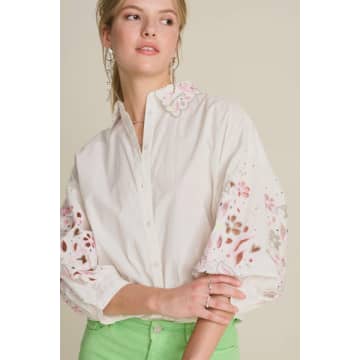 Shop Pom Amsterdam Embroidery Blouse