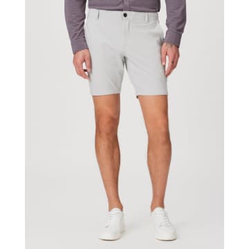 Shop Paige - Rickson Trouser Shorts In Shadow Grey M205374-b419