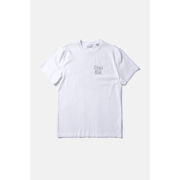 Shop Edmmond - Screen Logo Print T-shirt Plain White