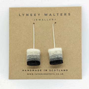 Lynsey Walters Ombre Earing Black/white