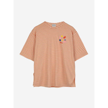 Shop Bobo Choses Oversize Striped T -shirt