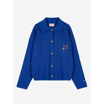 Shop Bobo Choses Cardigan With Neck And Buttons