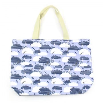 Shop Karabo Blue Clouds Maxi Bag