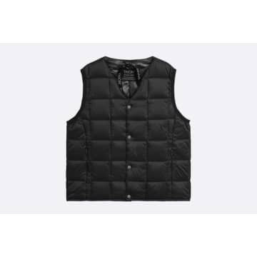 Shop Taion Kids V-neck Button Down Vest Black