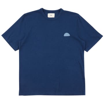 Shop Folk Slub T-shirt In Blue