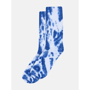 Shop Mp Denmark Adler Ankle Socks In Blue