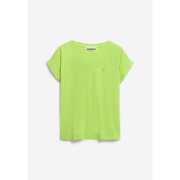 Armedangels Idaara Organic Cotton T-shirt | Super Lime In Green
