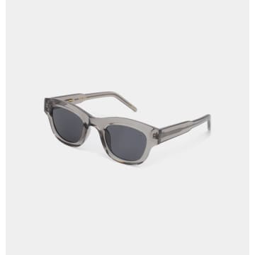 Shop A.kjaerbede Grey Transparent Lane Sunglasses
