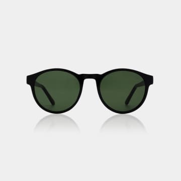 Shop A.kjaerbede Black Marvin Sunglasses