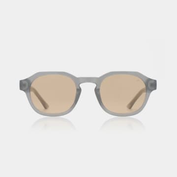 Shop A.kjaerbede Glaucaus Grey Zan Sunglasses