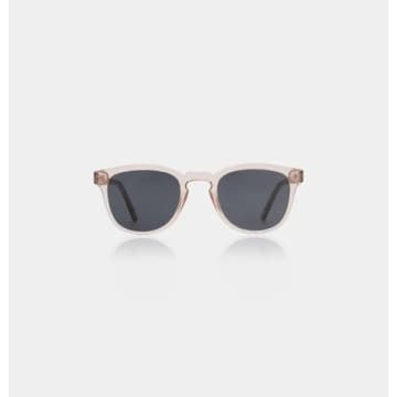 Shop A.kjaerbede Grey Transparent Bate Sunglasses