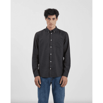 Shop Minimum Jay 3.0 0063 Long Sleeved Shirt Carbon Melange