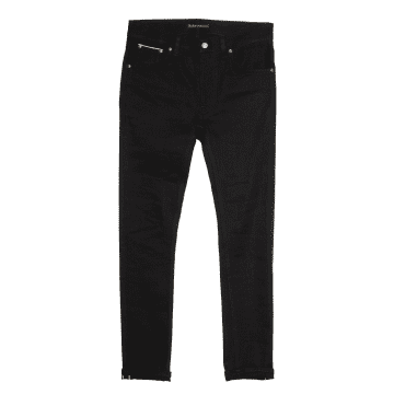 Shop Nudie Jeans Lean Dean Dry Black Selvage