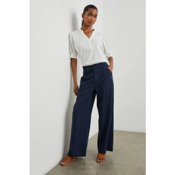 Shop Rails Navy Greer Trousers In Blue