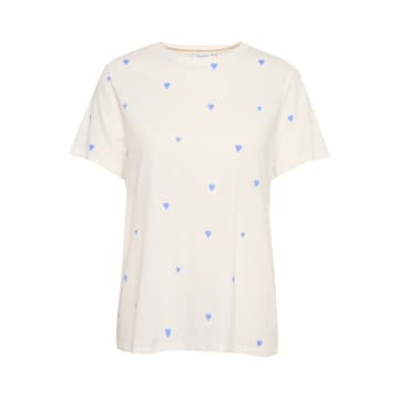 Shop Saint Tropez Dagni T-shirt In Ultramarine Harts In Blue