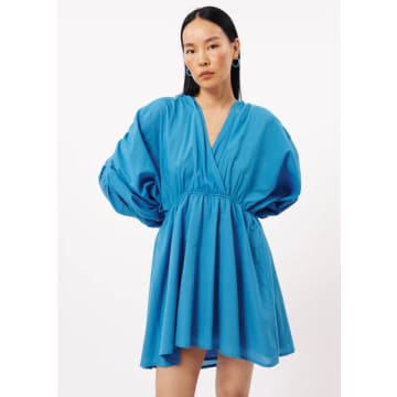 Shop Frnch Andreas Dress In Blue