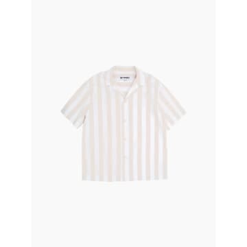 Shop Sunnei Short Sleeve Shirt Off White
