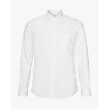 Shop Colorful Standard Button Down Shirt Optical White