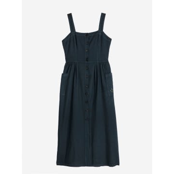 Shop Bobo Choses Navy Blue Strap Dress