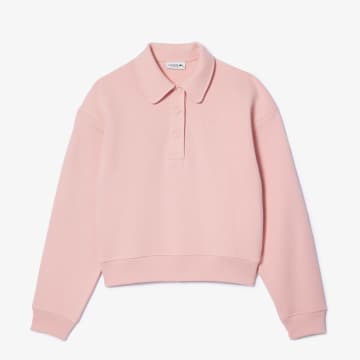 Shop Lacoste Jogger  Sweatshirt With Pole Neck And Embroidery