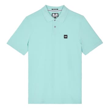 Shop Weekend Offender Caneiros Short-sleeved Polo Shirt (celeste)