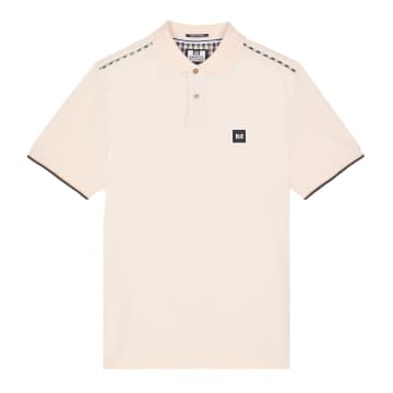 Shop Weekend Offender Sakai Short-sleeved Polo Shirt (alabaster)