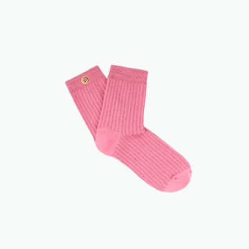 Shop Cabaia Women's Socks With Pink Stripes