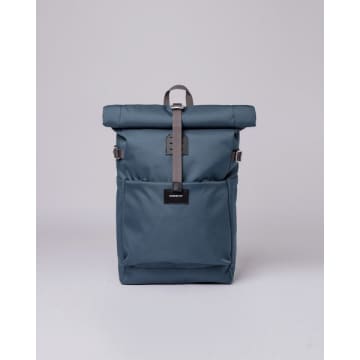 Shop Sandqvist Ilon Steel Blue Backpack