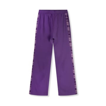 Shop Refined Department | Dion Knitted Track Pants In Purple