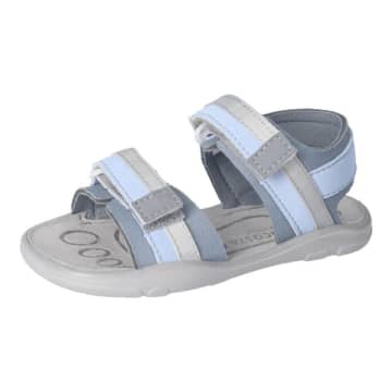 Ricosta Sydney Vegan Barefoot Velcro Sandals (blue Grey) 23-31