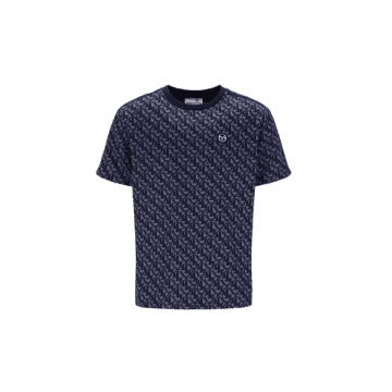 Shop Sergio Tacchini Rene Mono T-shirt In Maritime Blue