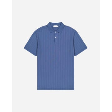 Shop Olow Cobalt Blue Fez Polo Shirt