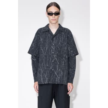 Shop Han Kjobenhavn Wrinkle Two-layered L/s Shirt Black