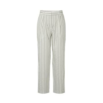 Shop Samsoe & Samsoe Agneta Solitary Striped Trousers