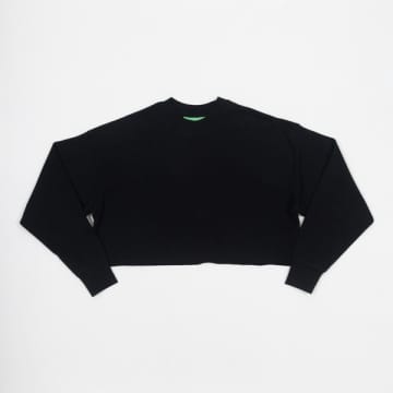 Shop Jjxx Womens Caia Cropped Sweatshirt In Black