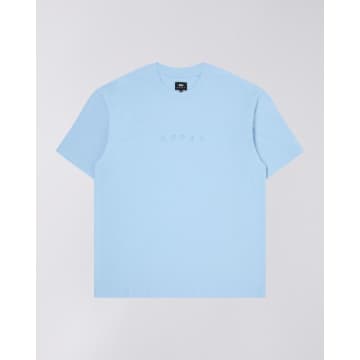 Shop Edwin Katakana Emb T-shirt In Blue