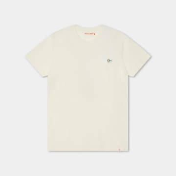 Shop Revolution Offwhite 1365 Flo Regular T Shirt In White