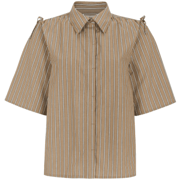 Shop Esme Studios Burro Stripe Rikka Ss Shirt