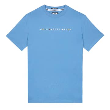 Shop Weekend Offender Max Short-sleeved T-shirt (coastal Blue)