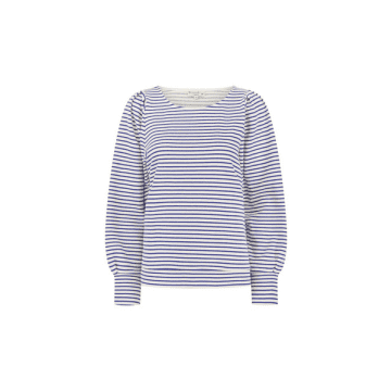 Shop Nooki Design Helena Sweatshirt In Navy Mix From In Blue