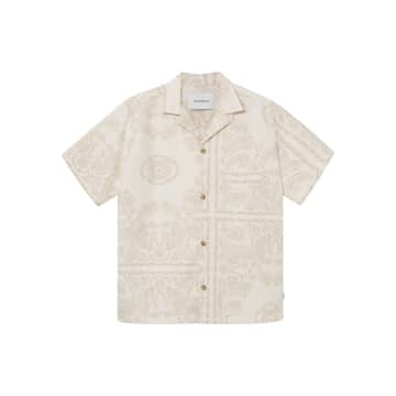 Chemises Manches Courtes Lesley Paisley Ss Shirt In Neutral