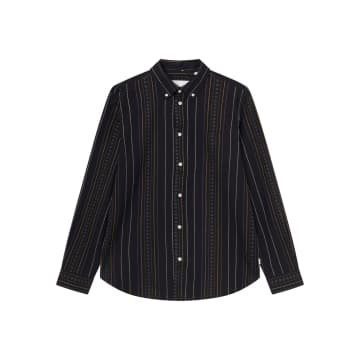 Chemises Manches Longues Kent Embroidery Shirt In Black