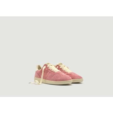 Shop Hidnander Mega T Low Sneakers In Suede Leather