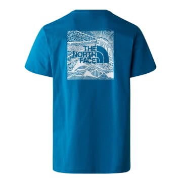The North Face T-shirt Bleu Redbox In Blue