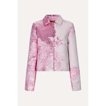 Shop Stine Goya Sgkiana Jacket Impressionist Wild Rose Bloom