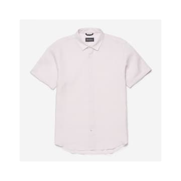 Oliver Sweeney Eakring Linen Short Sleeve Shirt Size: M, Col: Pink