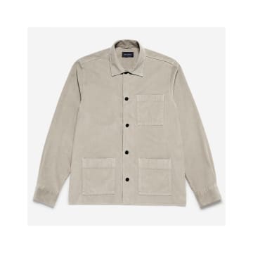 Oliver Sweeney Wicklow Corduroy Shacket Size: M, Col: Taupe In Gray