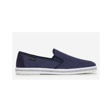 Shop Oliver Sweeney Campomar Woven Espadrilles Size: 8, Col: Navy In Blue